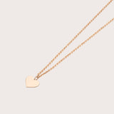 Gold Heart Pendant Necklace