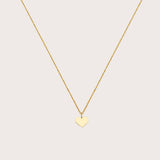 Gold Heart Pendant Necklace