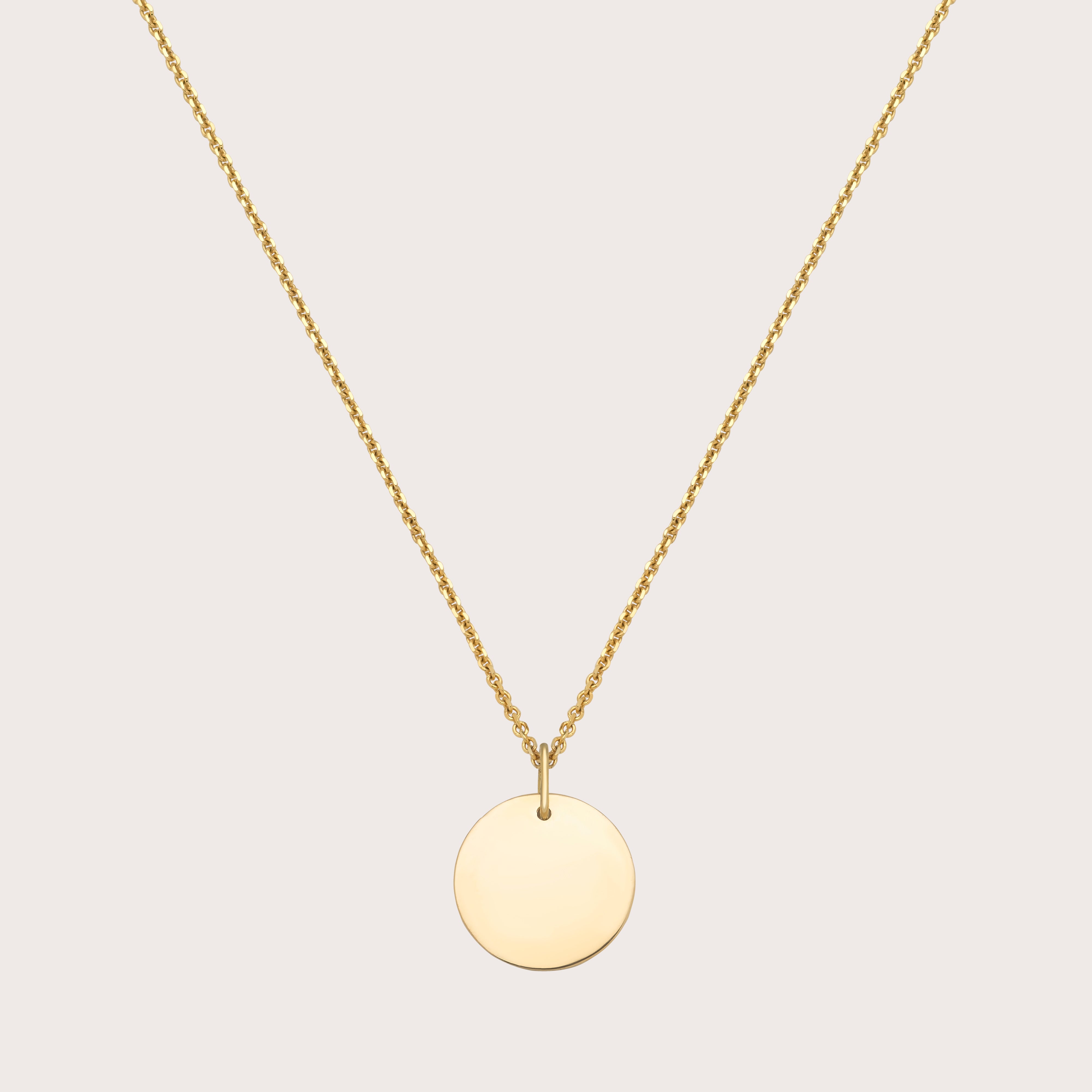 Gold Coin Pendant