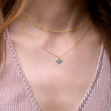 Gold Heart Pendant Necklace