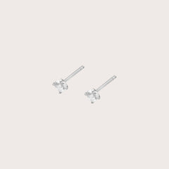 Silver Heart Earrings