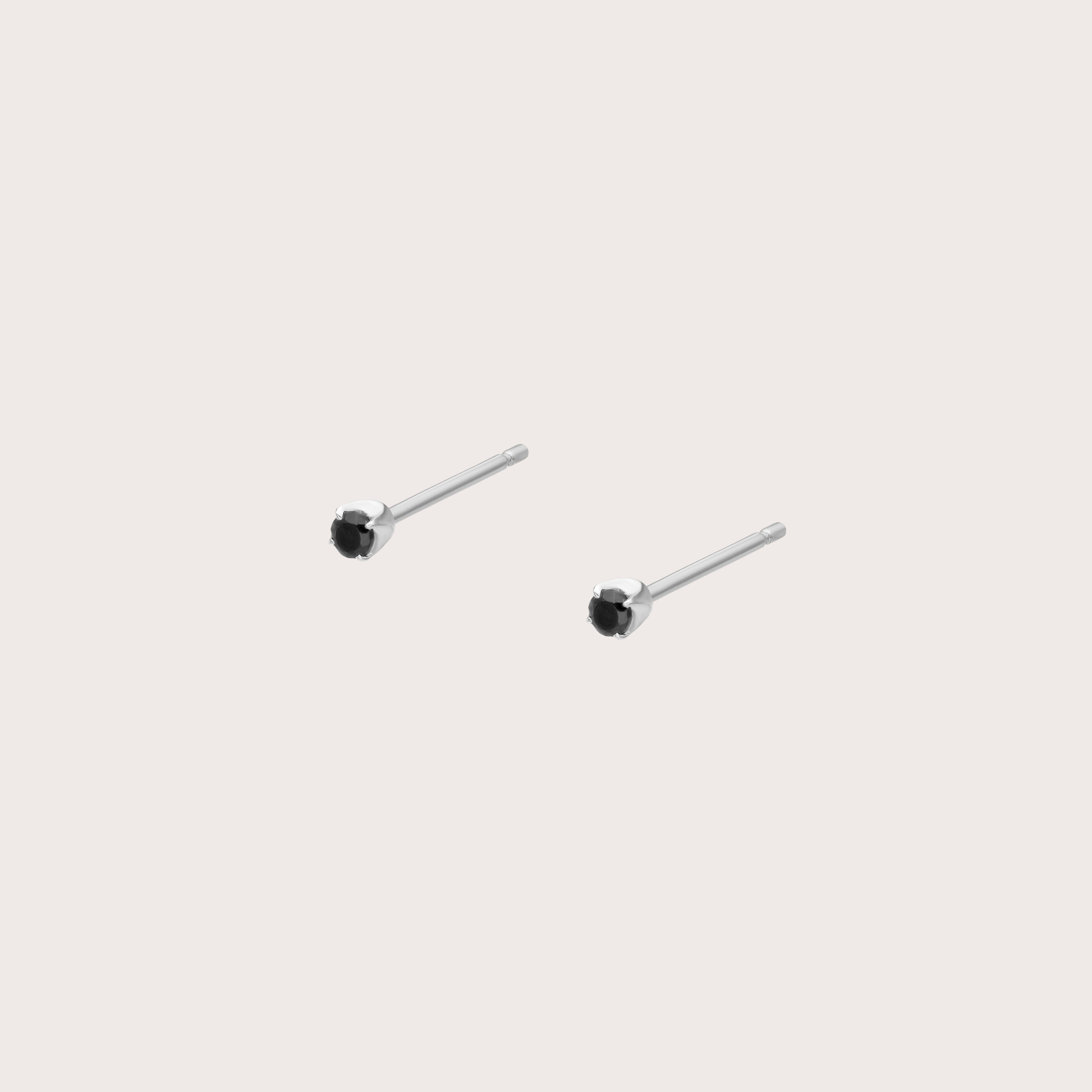 Black Diamond Earring Studs