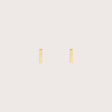 Tiny Gold Bar Earrings