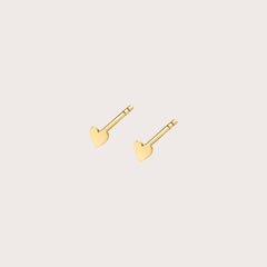 Mini Gold Heart Studs