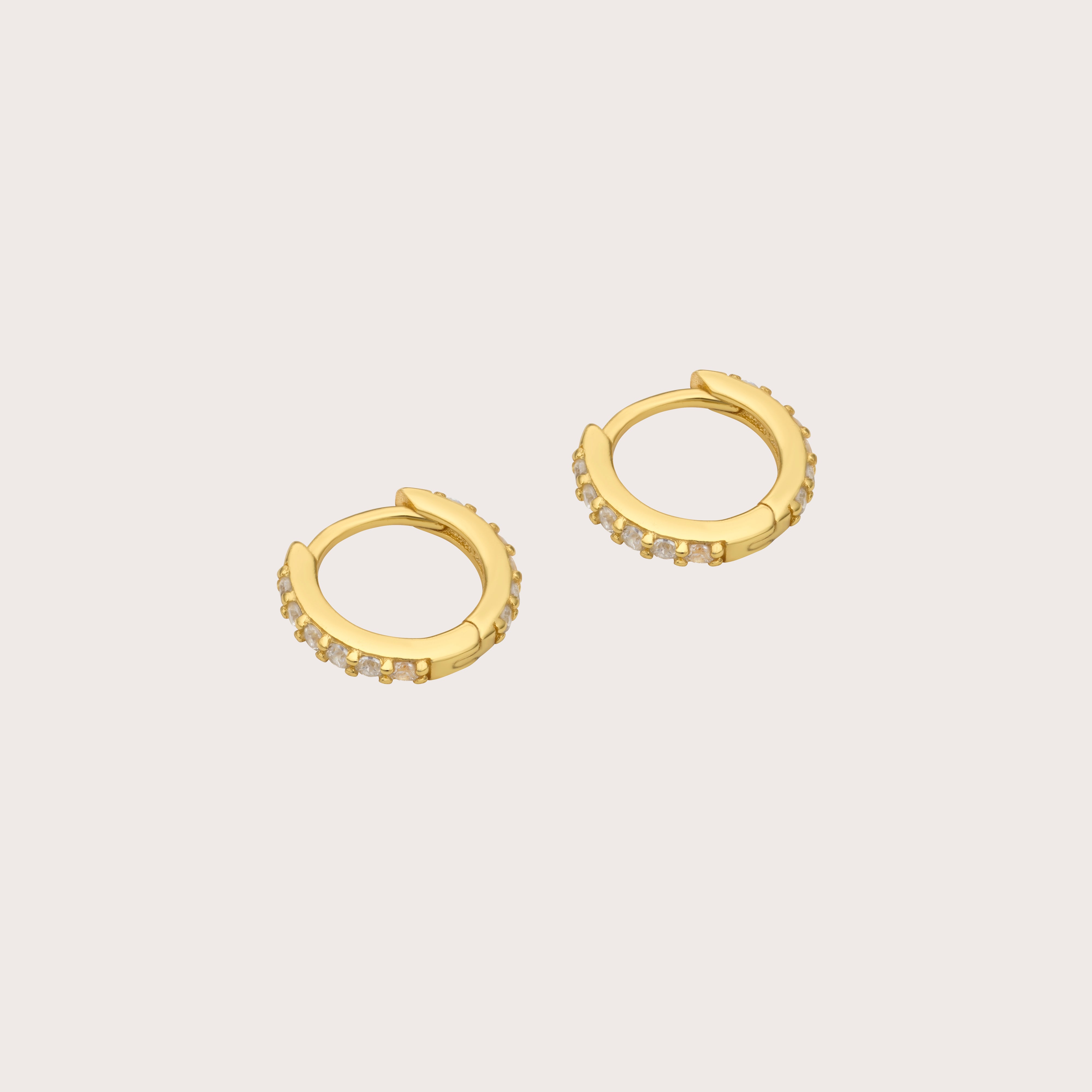Round Huggies with Gemstones