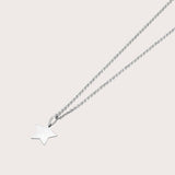 Silver Star Pendant Necklace