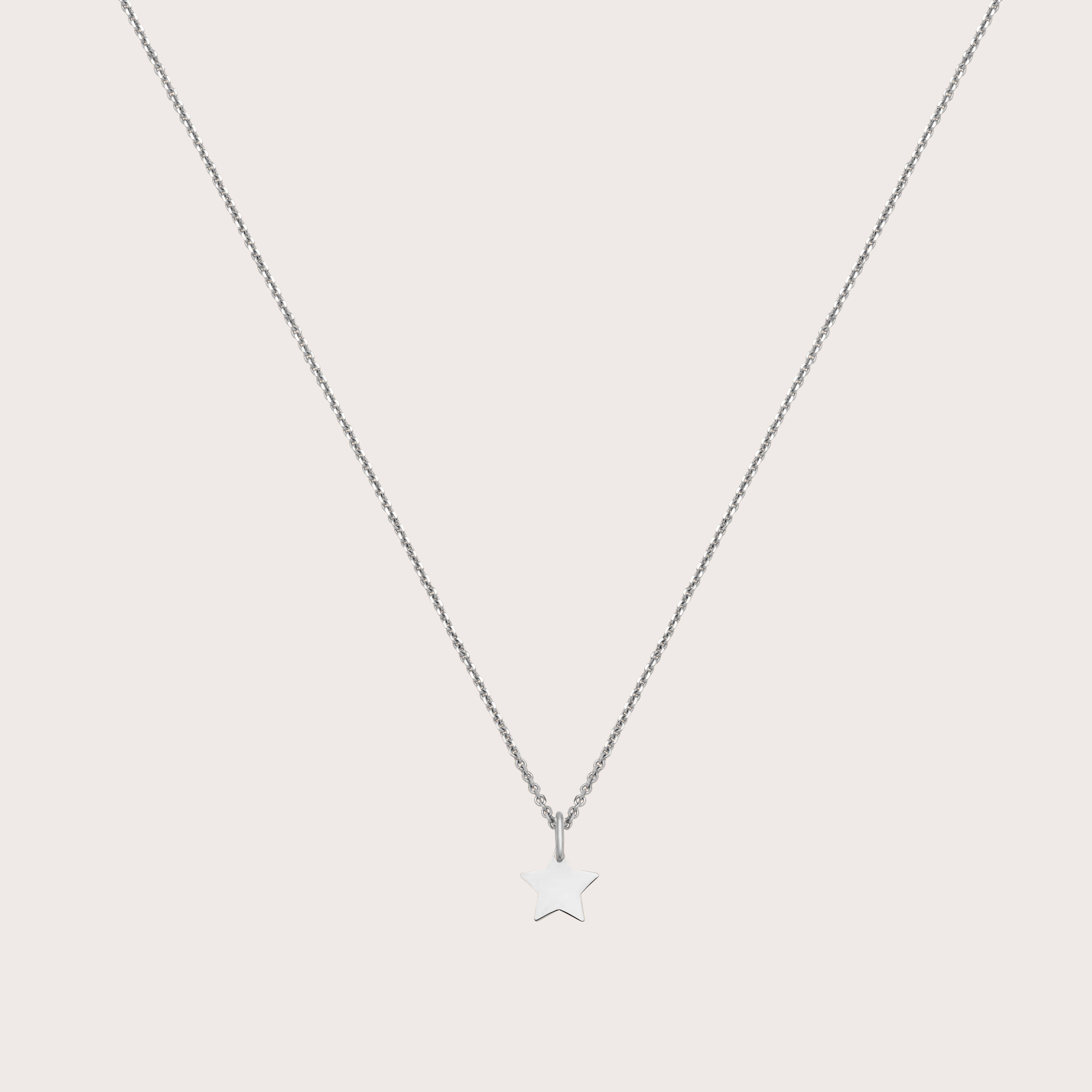 Silver Star Pendant Necklace